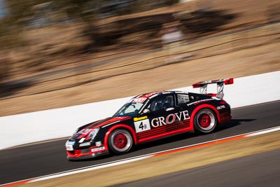 4;4;8-February-2014;Australia;Bathurst;Bathurst-12-Hour;Ben-Barker;Earl-Bamber;Grove-Motorsport;NSW;New-South-Wales;Porsche-997-GT3-Cup;Stephen-Grove;auto;endurance;motorsport;racing;telephoto