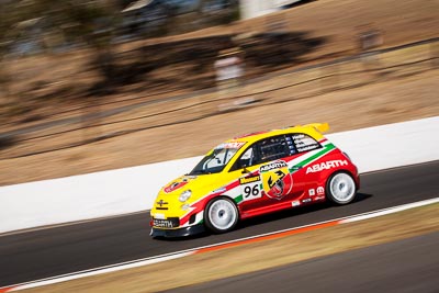96;8-February-2014;Australia;Bathurst;Bathurst-12-Hour;Fiat-Abarth-500;Fiat-Abarth-Motorsport;Gregory-Hede;Luke-Youlden;Mike-Sinclair;NSW;New-South-Wales;Paul-Gover;auto;endurance;motorsport;racing;telephoto