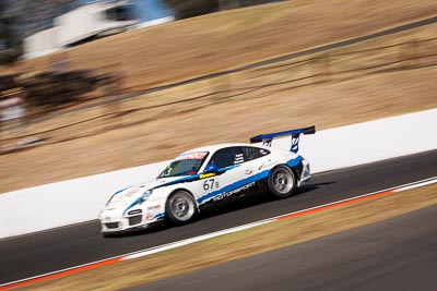 67;67;8-February-2014;Australia;Bathurst;Bathurst-12-Hour;Jeff-Lowrey;Jonathan-Venter;Motorsport-Services;NSW;New-South-Wales;Porsche-997-GT3-Cup;Tony-Richards;auto;endurance;motorsport;racing;telephoto