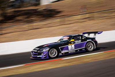 1;1;8-February-2014;Australia;Bathurst;Bathurst-12-Hour;Bernd-Schneider;Erebus-Motorsport;Erebus-Racing;Maro-Engel;Mercedes‒Benz-SLS-AMG-GT3;NSW;New-South-Wales;Nico-Bastian;auto;endurance;motorsport;racing;telephoto