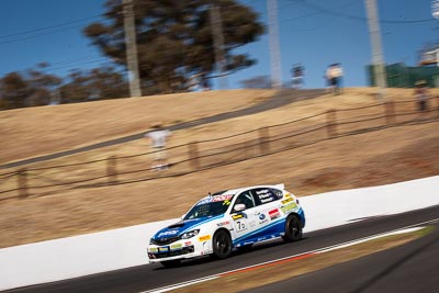 7;7;8-February-2014;Angus-Kennard;Australia;Bathurst;Bathurst-12-Hour;Dean-Herridge;John-ODowd;Maximum-Motorsport;NSW;New-South-Wales;Subaru-Impreza-WRX-STI;auto;endurance;motorsport;racing;telephoto