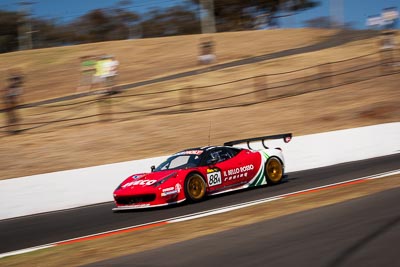 88;8-February-2014;88;Australia;Bathurst;Bathurst-12-Hour;Craig-Lowndes;Ferrari-458-Italia-GT3;John-Bowe;Maranello-Motorsport;Mika-Salo;NSW;New-South-Wales;Peter-Edwards;auto;endurance;motorsport;racing;telephoto