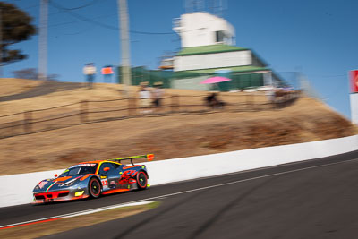 33;33;8-February-2014;Australia;Bathurst;Bathurst-12-Hour;Clearwater-Racing;Craig-Baird;Ferrari-458-Italia-GT3;Hiroshi-Hamaguchi;Matt-Griffin;Mok-Weng-Sun;NSW;New-South-Wales;auto;endurance;motorsport;racing;telephoto