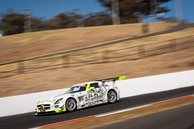 84;8-February-2014;Australia;Bathurst;Bathurst-12-Hour;HTP-Motorsport;Harold-Primat;Maximilian-Buhk;Mercedes‒Benz-SLS-AMG-GT3;NSW;New-South-Wales;Thomas-Jaeger;Thomas-Jäger;auto;endurance;motorsport;racing;telephoto