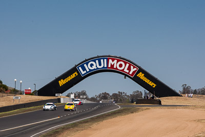 67;96;67;8-February-2014;Australia;Bathurst;Bathurst-12-Hour;Fiat-Abarth-500;Fiat-Abarth-Motorsport;Gregory-Hede;Jeff-Lowrey;Jonathan-Venter;Luke-Youlden;Mike-Sinclair;Motorsport-Services;NSW;New-South-Wales;Paul-Gover;Porsche-997-GT3-Cup;Tony-Richards;auto;endurance;motorsport;racing;sky;telephoto