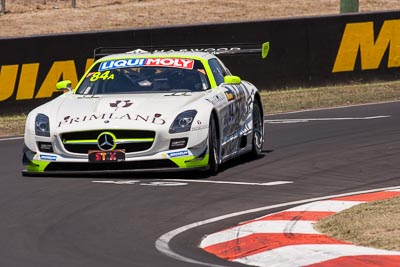 84;8-February-2014;Australia;Bathurst;Bathurst-12-Hour;HTP-Motorsport;Harold-Primat;Maximilian-Buhk;Mercedes‒Benz-SLS-AMG-GT3;NSW;New-South-Wales;Thomas-Jaeger;Thomas-Jäger;auto;endurance;motorsport;racing;super-telephoto