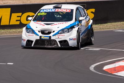 66;8-February-2014;Australia;Bathurst;Bathurst-12-Hour;Danny-Stutterd;Guy-Stewart;Michael-Driver;Motorsport-Services;NSW;New-South-Wales;Seat-Leon-Supercopa;auto;endurance;motorsport;racing;super-telephoto