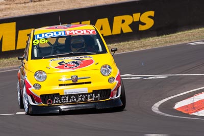 96;8-February-2014;Australia;Bathurst;Bathurst-12-Hour;Fiat-Abarth-500;Fiat-Abarth-Motorsport;Gregory-Hede;Luke-Youlden;Mike-Sinclair;NSW;New-South-Wales;Paul-Gover;auto;endurance;motorsport;racing;super-telephoto