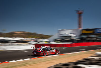 4;4;8-February-2014;Australia;Bathurst;Bathurst-12-Hour;Ben-Barker;Earl-Bamber;Grove-Motorsport;NSW;New-South-Wales;Porsche-997-GT3-Cup;Stephen-Grove;auto;endurance;motion-blur;motorsport;racing;sky;wide-angle