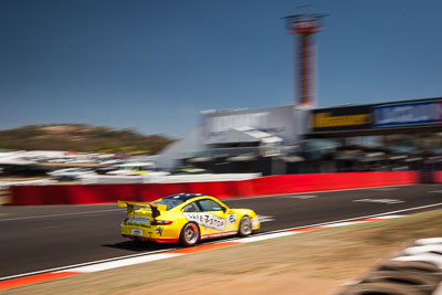 6;6;8-February-2014;Australia;Bathurst;Bathurst-12-Hour;Garth-Duffy;Michael-Hector;NSW;New-South-Wales;Porsche-997-GT3-Cup;Richard-Gartner;SAFE‒T‒STOP;Stewart-Kostera;auto;endurance;motion-blur;motorsport;racing;sky;wide-angle