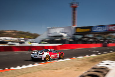 88;8-February-2014;88;Australia;Bathurst;Bathurst-12-Hour;Craig-Lowndes;Ferrari-458-Italia-GT3;John-Bowe;Maranello-Motorsport;Mika-Salo;NSW;New-South-Wales;Peter-Edwards;auto;endurance;motion-blur;motorsport;racing;sky;wide-angle