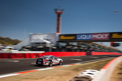 19;19;8-February-2014;Australia;Bathurst;Bathurst-12-Hour;Damien-Flack;NSW;New-South-Wales;Porsche-997-GT3-Cup;Rob-Smith;Rosche-Visper;Shane-Smollen;auto;endurance;motion-blur;motorsport;racing;sky;wide-angle