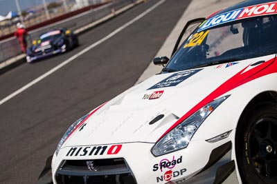 32;8-February-2014;Alex-Buncombe;Australia;Bathurst;Bathurst-12-Hour;Katsumasa-Cyio;NISMO-Athlete-Global-Team;NSW;New-South-Wales;Nissan-GT‐R-NISMO-GT3;Rick-Kelly;Wolfgang-Reip;auto;endurance;motorsport;pitlane;racing;telephoto