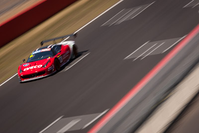 88;8-February-2014;88;Australia;Bathurst;Bathurst-12-Hour;Craig-Lowndes;Ferrari-458-Italia-GT3;John-Bowe;Maranello-Motorsport;Mika-Salo;NSW;New-South-Wales;Peter-Edwards;Topshot;auto;endurance;motion-blur;motorsport;racing;telephoto