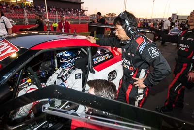 9-February-2014;Australia;Bathurst;Bathurst-12-Hour;NISMO-Athlete-Global-Team;NSW;New-South-Wales;Rick-Kelly;atmosphere;auto;endurance;in‒car;motorsport;portrait;racing;wide-angle