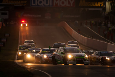 60;60;9-February-2014;Australia;Bathurst;Bathurst-12-Hour;Dylan-Thomas;Hadrian-Morrall;MARC-Focus-GTC;Mick-Benton;NSW;New-South-Wales;auto;endurance;motorsport;race-start;racing;super-telephoto