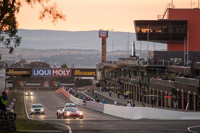 88;88;9-February-2014;Australia;Bathurst;Bathurst-12-Hour;Craig-Lowndes;Ferrari-458-Italia-GT3;John-Bowe;Maranello-Motorsport;Mika-Salo;NSW;New-South-Wales;Peter-Edwards;auto;endurance;motorsport;racing;sunrise;telephoto