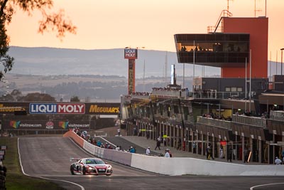 14;14;9-February-2014;Audi-R8-LMS;Australia;Bathurst;Bathurst-12-Hour;Kevin-Gleason;NSW;New-South-Wales;Oliver-Gavin;Richard-Meins;Rob-Huff;Rotek-Racing;auto;endurance;motorsport;racing;sunrise;telephoto