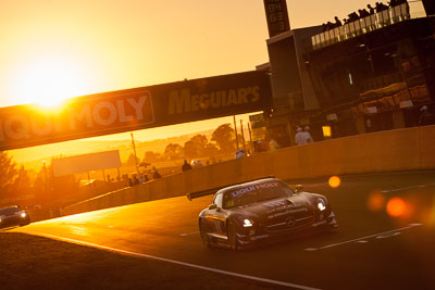 1;1;9-February-2014;Australia;Bathurst;Bathurst-12-Hour;Bernd-Schneider;Erebus-Motorsport;Erebus-Racing;Maro-Engel;Mercedes‒Benz-SLS-AMG-GT3;NSW;New-South-Wales;Nico-Bastian;auto;endurance;motorsport;racing;sunrise;telephoto