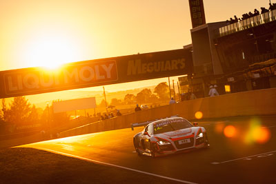 14;14;9-February-2014;Audi-R8-LMS;Australia;Bathurst;Bathurst-12-Hour;Kevin-Gleason;NSW;New-South-Wales;Oliver-Gavin;Richard-Meins;Rob-Huff;Rotek-Racing;auto;endurance;motorsport;racing;sunrise;telephoto