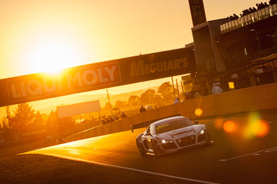 25;25;9-February-2014;Audi-R8-LMS-Ultra;Australia;Bathurst;Bathurst-12-Hour;Eric-Lux;Mark-Patterson;Markus-Winkelhock;NSW;New-South-Wales;United-Autosports;auto;endurance;motorsport;racing;sunrise;telephoto