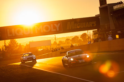 69;69;9-February-2014;Australia;Bathurst;Bathurst-12-Hour;James-Koundouris;Max-Twigg;NSW;New-South-Wales;Porsche-911-GT3-Cup-S;Steve-Owen;Supabarn-Supermarkets;Theo-Koundouris;auto;endurance;motorsport;racing;sunrise;telephoto