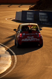 95;9-February-2014;Australia;Bathurst;Bathurst-12-Hour;Clyde-Campbell;Fiat-Abarth-500;Fiat-Abarth-Motorsport;Joshua-Dowling;NSW;New-South-Wales;Paul-Stokell;Toby-Hagon;auto;endurance;motorsport;racing;super-telephoto