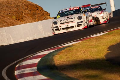 51;51;9-February-2014;Andrew-MacPherson;Australia;Bathurst;Bathurst-12-Hour;Ben-Porter;Garth-Walden;IMAKKWIKMIT;NSW;New-South-Wales;Porsche-911-GT3-Cup-S;auto;endurance;motorsport;racing;super-telephoto