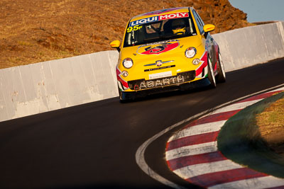 95;9-February-2014;Australia;Bathurst;Bathurst-12-Hour;Clyde-Campbell;Fiat-Abarth-500;Fiat-Abarth-Motorsport;Joshua-Dowling;NSW;New-South-Wales;Paul-Stokell;Toby-Hagon;auto;endurance;motorsport;racing;super-telephoto