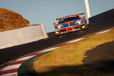 33;33;9-February-2014;Australia;Bathurst;Bathurst-12-Hour;Clearwater-Racing;Craig-Baird;Ferrari-458-Italia-GT3;Hiroshi-Hamaguchi;Matt-Griffin;Mok-Weng-Sun;NSW;New-South-Wales;auto;endurance;motorsport;racing;super-telephoto