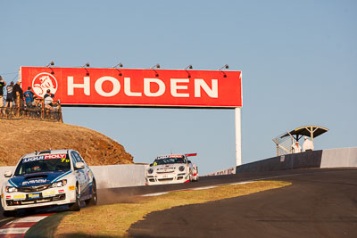 51;51;9-February-2014;Andrew-MacPherson;Australia;Bathurst;Bathurst-12-Hour;Ben-Porter;Garth-Walden;IMAKKWIKMIT;NSW;New-South-Wales;Porsche-911-GT3-Cup-S;auto;endurance;motorsport;racing;telephoto