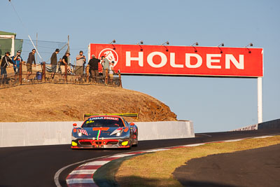 33;33;9-February-2014;Australia;Bathurst;Bathurst-12-Hour;Clearwater-Racing;Craig-Baird;Ferrari-458-Italia-GT3;Hiroshi-Hamaguchi;Matt-Griffin;Mok-Weng-Sun;NSW;New-South-Wales;auto;endurance;motorsport;racing;telephoto