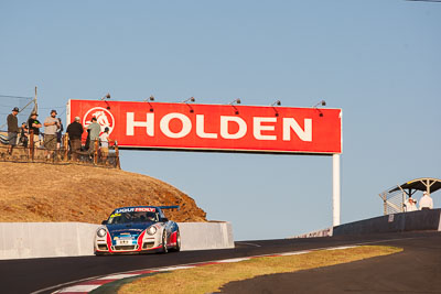 45;45;9-February-2014;Australia;Barton-Mawer;Bathurst;Bathurst-12-Hour;Duvashen-Padayachee;NSW;New-South-Wales;Porsche-997-GT3-Cup;Rencorp-Hyundai-Forklifts;Richard-Muscat;auto;endurance;motorsport;racing;telephoto