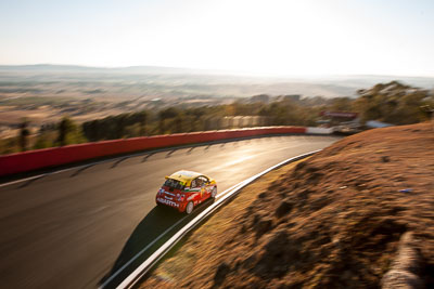 95;9-February-2014;Australia;Bathurst;Bathurst-12-Hour;Clyde-Campbell;Fiat-Abarth-500;Fiat-Abarth-Motorsport;Joshua-Dowling;NSW;New-South-Wales;Paul-Stokell;Toby-Hagon;auto;endurance;motion-blur;motorsport;racing;wide-angle