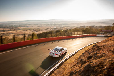 51;51;9-February-2014;Andrew-MacPherson;Australia;Bathurst;Bathurst-12-Hour;Ben-Porter;Garth-Walden;IMAKKWIKMIT;NSW;New-South-Wales;Porsche-911-GT3-Cup-S;auto;endurance;motion-blur;motorsport;racing;wide-angle