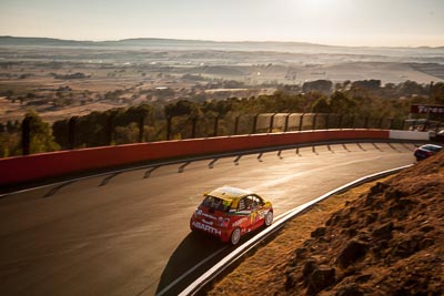 95;9-February-2014;Australia;Bathurst;Bathurst-12-Hour;Clyde-Campbell;Fiat-Abarth-500;Fiat-Abarth-Motorsport;Joshua-Dowling;NSW;New-South-Wales;Paul-Stokell;Toby-Hagon;auto;endurance;motorsport;racing;wide-angle