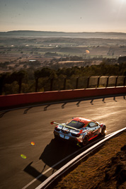 33;33;9-February-2014;Australia;Bathurst;Bathurst-12-Hour;Clearwater-Racing;Craig-Baird;Ferrari-458-Italia-GT3;Hiroshi-Hamaguchi;Matt-Griffin;Mok-Weng-Sun;NSW;New-South-Wales;auto;endurance;motorsport;racing;sky;sun;wide-angle