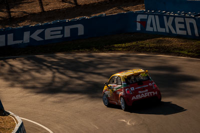 95;9-February-2014;Australia;Bathurst;Bathurst-12-Hour;Clyde-Campbell;Fiat-Abarth-500;Fiat-Abarth-Motorsport;Joshua-Dowling;NSW;New-South-Wales;Paul-Stokell;Toby-Hagon;auto;endurance;motorsport;racing;telephoto