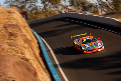 33;33;9-February-2014;Australia;Bathurst;Bathurst-12-Hour;Clearwater-Racing;Craig-Baird;Ferrari-458-Italia-GT3;Hiroshi-Hamaguchi;Matt-Griffin;Mok-Weng-Sun;NSW;New-South-Wales;auto;endurance;motion-blur;motorsport;racing;telephoto