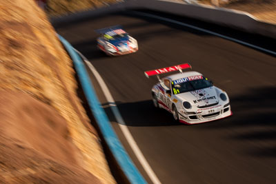 51;51;9-February-2014;Andrew-MacPherson;Australia;Bathurst;Bathurst-12-Hour;Ben-Porter;Garth-Walden;IMAKKWIKMIT;NSW;New-South-Wales;Porsche-911-GT3-Cup-S;auto;endurance;motion-blur;motorsport;racing;telephoto