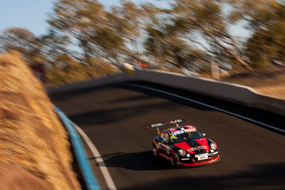 4;4;9-February-2014;Australia;Bathurst;Bathurst-12-Hour;Ben-Barker;Earl-Bamber;Grove-Motorsport;NSW;New-South-Wales;Porsche-997-GT3-Cup;Stephen-Grove;auto;endurance;motion-blur;motorsport;racing;telephoto