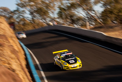 6;6;9-February-2014;Australia;Bathurst;Bathurst-12-Hour;Garth-Duffy;Michael-Hector;NSW;New-South-Wales;Porsche-997-GT3-Cup;Richard-Gartner;SAFE‒T‒STOP;Stewart-Kostera;auto;endurance;motion-blur;motorsport;racing;telephoto