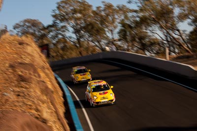 95;9-February-2014;Australia;Bathurst;Bathurst-12-Hour;Clyde-Campbell;Fiat-Abarth-500;Fiat-Abarth-Motorsport;Joshua-Dowling;NSW;New-South-Wales;Paul-Stokell;Toby-Hagon;auto;endurance;motion-blur;motorsport;racing;telephoto