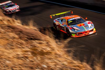 33;33;9-February-2014;Australia;Bathurst;Bathurst-12-Hour;Clearwater-Racing;Craig-Baird;Ferrari-458-Italia-GT3;Hiroshi-Hamaguchi;Matt-Griffin;Mok-Weng-Sun;NSW;New-South-Wales;auto;endurance;motion-blur;motorsport;racing;telephoto