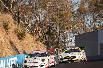 84;9-February-2014;Australia;Bathurst;Bathurst-12-Hour;HTP-Motorsport;Harold-Primat;Maximilian-Buhk;Mercedes‒Benz-SLS-AMG-GT3;NSW;New-South-Wales;Thomas-Jaeger;Thomas-Jäger;auto;endurance;motorsport;racing;super-telephoto