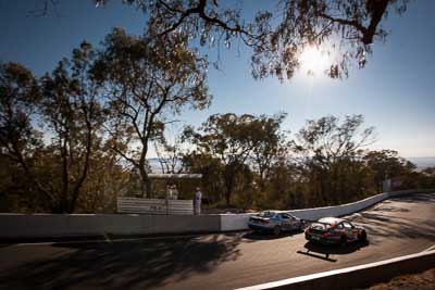 28;69;69;9-February-2014;Allan-Shephard;Australia;BMW-335i;Bathurst;Bathurst-12-Hour;GWS-Personnel;James-Koundouris;Kean-Booker;Max-Twigg;NSW;New-South-Wales;Peter-ODonnell;Porsche-911-GT3-Cup-S;Steve-Owen;Supabarn-Supermarkets;Theo-Koundouris;auto;endurance;motorsport;racing;sky;sun;wide-angle