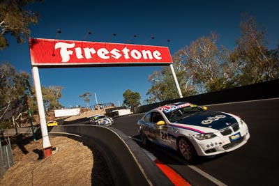 28;9-February-2014;Allan-Shephard;Australia;BMW-335i;Bathurst;Bathurst-12-Hour;GWS-Personnel;Kean-Booker;NSW;New-South-Wales;Peter-ODonnell;auto;endurance;motorsport;racing;wide-angle