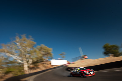 4;4;9-February-2014;Australia;Bathurst;Bathurst-12-Hour;Ben-Barker;Earl-Bamber;Grove-Motorsport;NSW;New-South-Wales;Porsche-997-GT3-Cup;Stephen-Grove;auto;endurance;motion-blur;motorsport;racing;sky;wide-angle