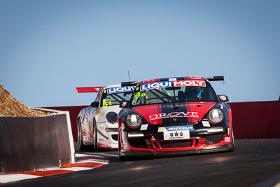 4;4;9-February-2014;Australia;Bathurst;Bathurst-12-Hour;Ben-Barker;Earl-Bamber;Grove-Motorsport;NSW;New-South-Wales;Porsche-997-GT3-Cup;Stephen-Grove;auto;endurance;motorsport;racing;super-telephoto