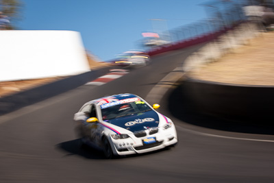 28;9-February-2014;Allan-Shephard;Australia;BMW-335i;Bathurst;Bathurst-12-Hour;GWS-Personnel;Kean-Booker;NSW;New-South-Wales;Peter-ODonnell;auto;endurance;motion-blur;motorsport;racing;telephoto